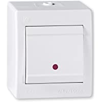 Power Line - Interruptor con luz de resplandor- Blanco